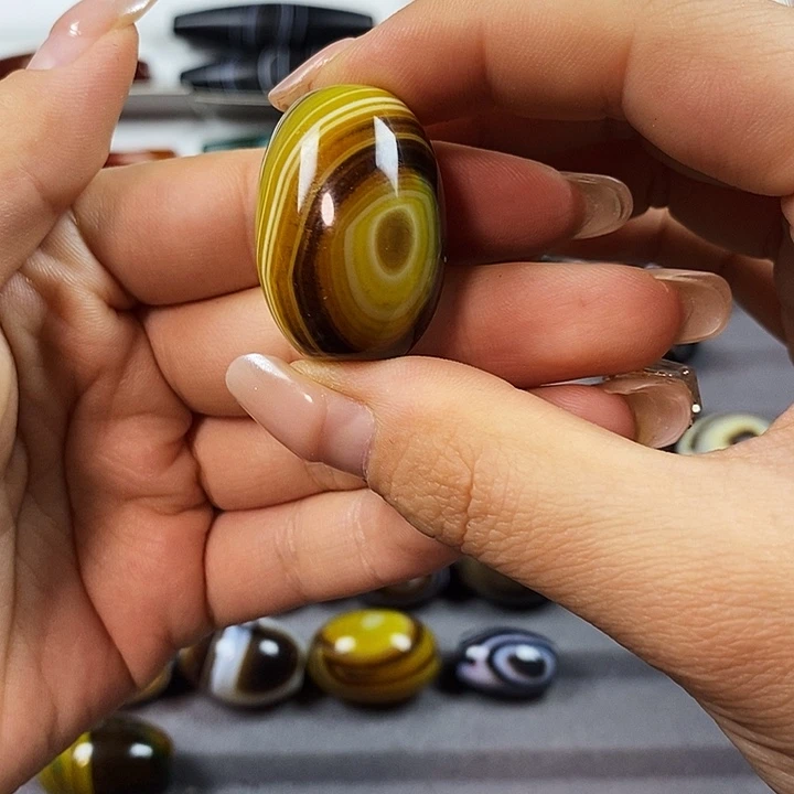 利***划合金玛瑙/玉髓珠宝半成品