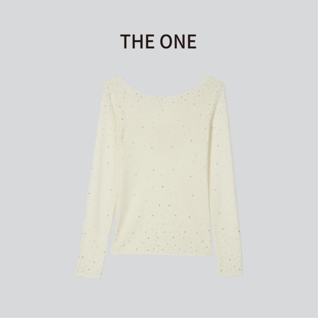 The One【星河打底衫2.0】2025秋冬显瘦百搭绵羊毛针织衫N53Q0222