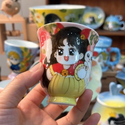 炉景德镇釉下手绘陶瓷