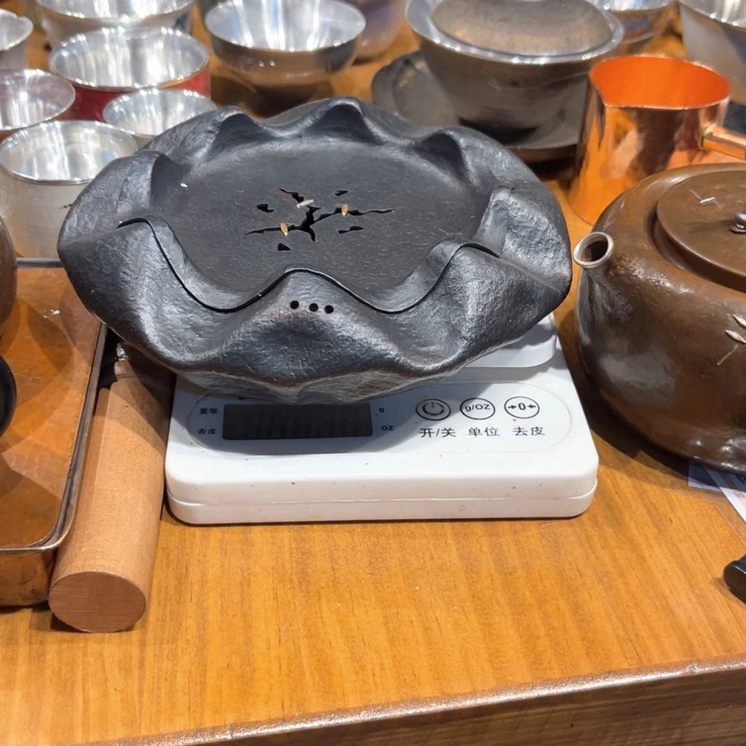 合****点八方来财壶承手工锻打