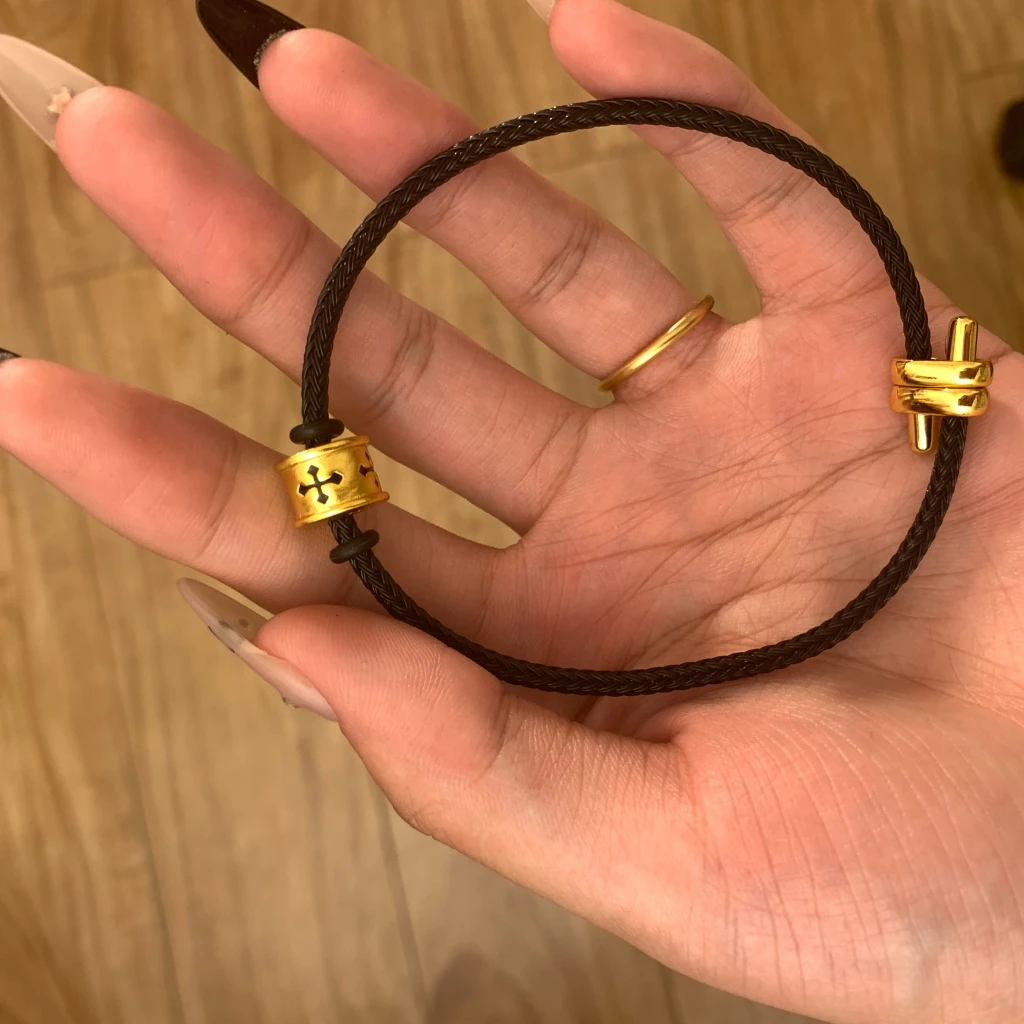 合金手链 信念转运珠可调节