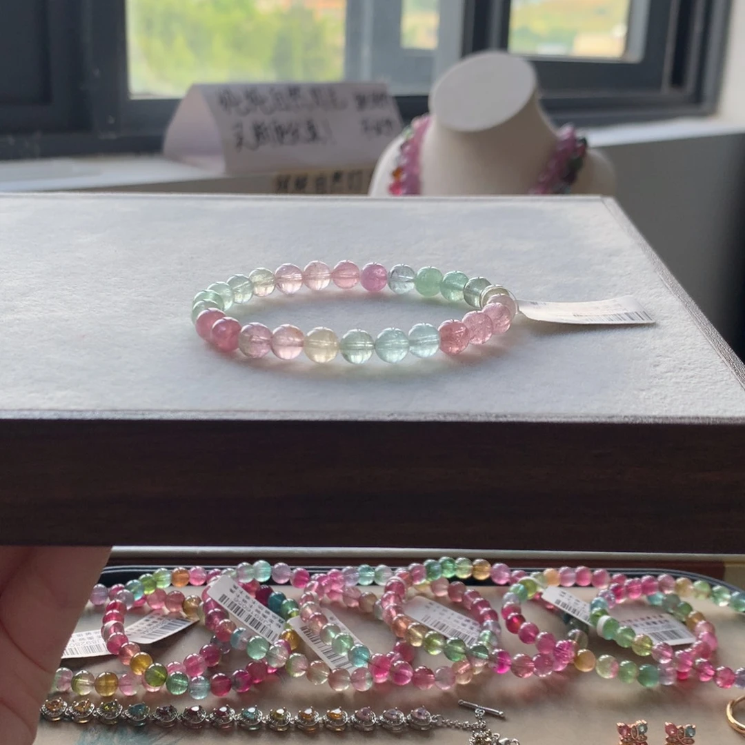 未镶嵌手链碧玺碧玺