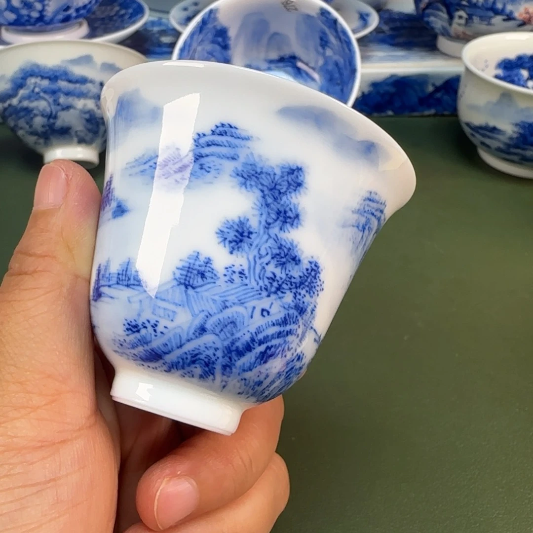 景德镇纯手绘茶具圆圆281