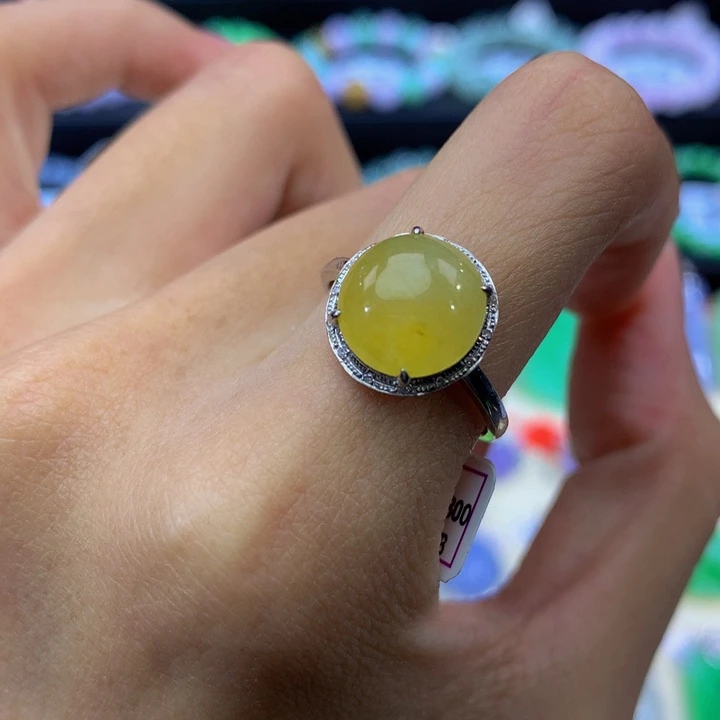 18K金镶嵌手链翡翠翡翠