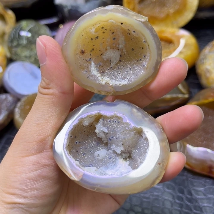 未镶嵌发饰水晶奇石爱心