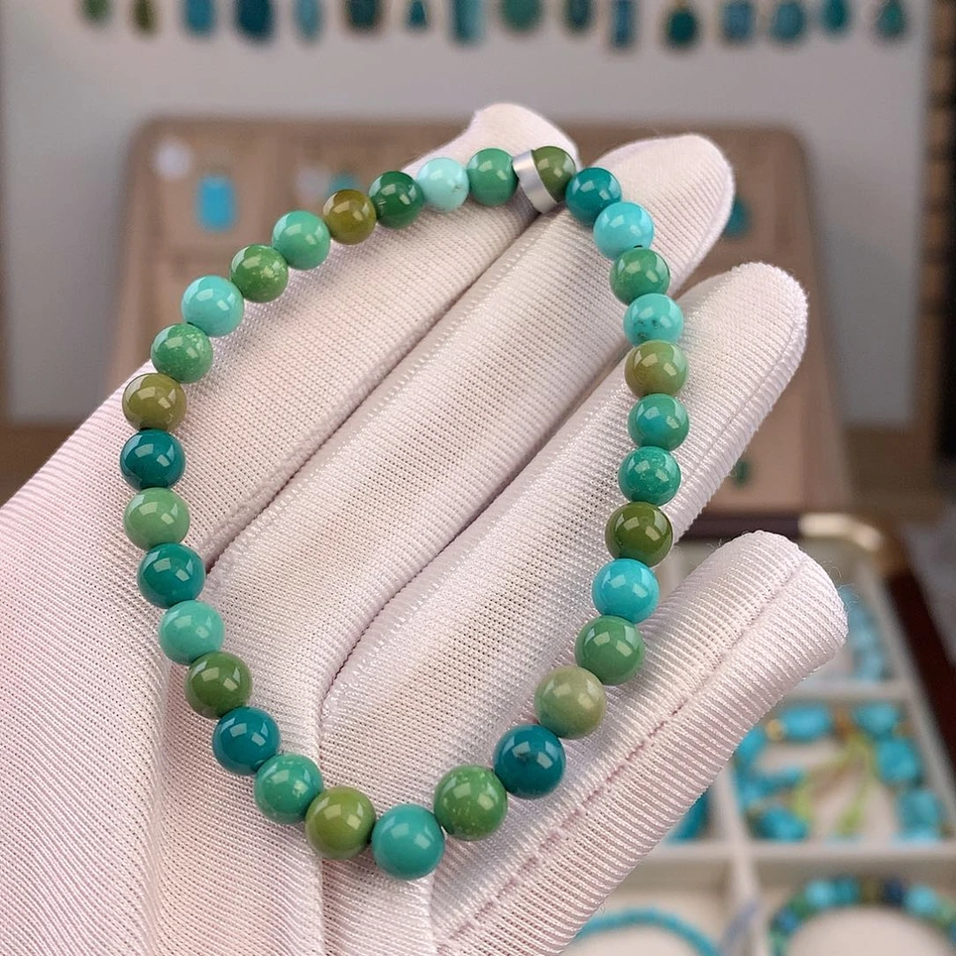 绿松石未镶嵌手链