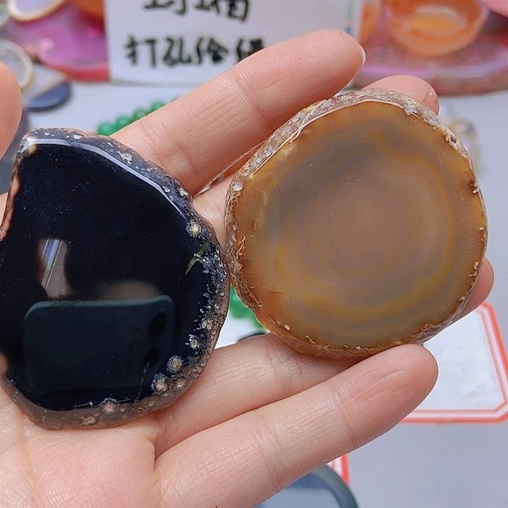 【闪购商品】玛瑙/玉髓珠宝半成品未镶嵌心***觉