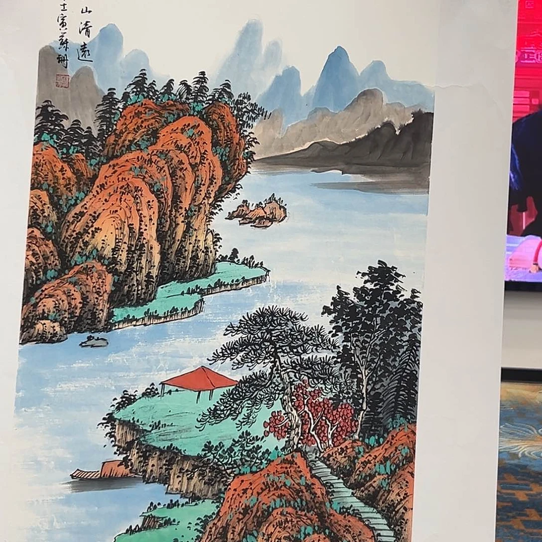 国画苏珊展览原作
