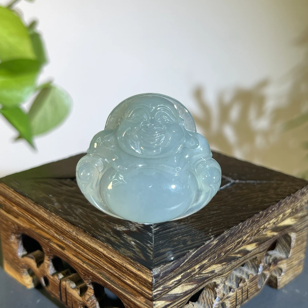 JTW29-167  天然缅甸A货翡翠  佛公