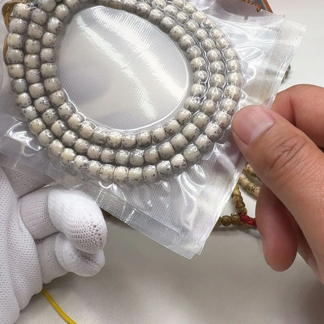 星月菩提手串7灭世糯冰石玉河豚7左右桶108