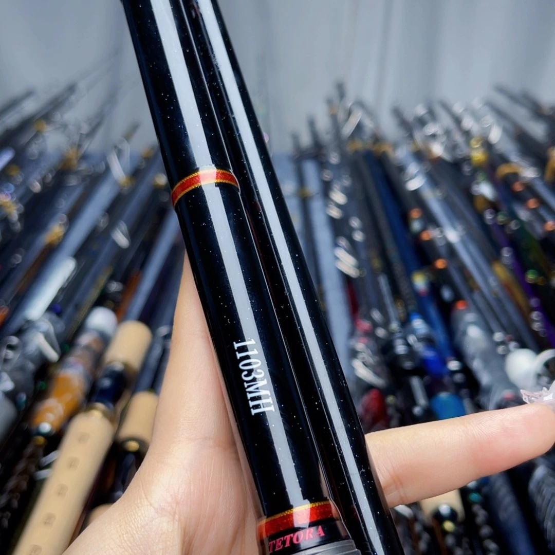 y***c碳素3.8m3.3mh直柄路亚竿