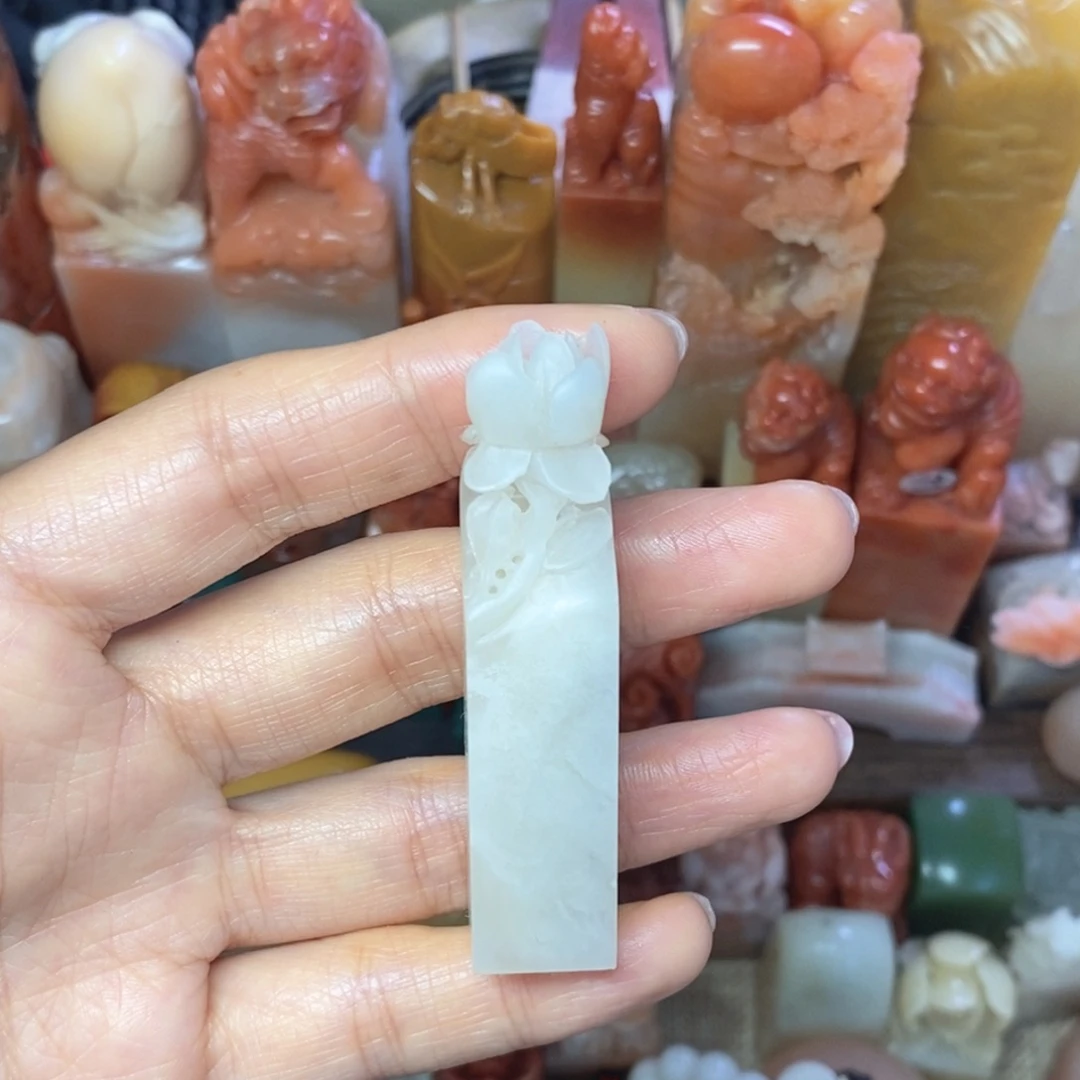 寿山石印石结晶石