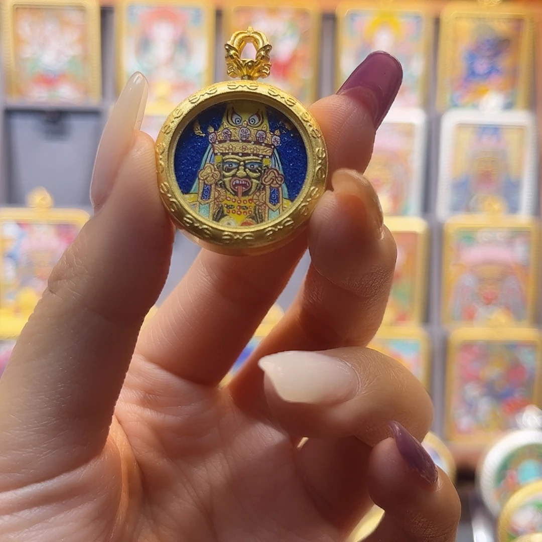 吊坠观南唐卡非遗传承