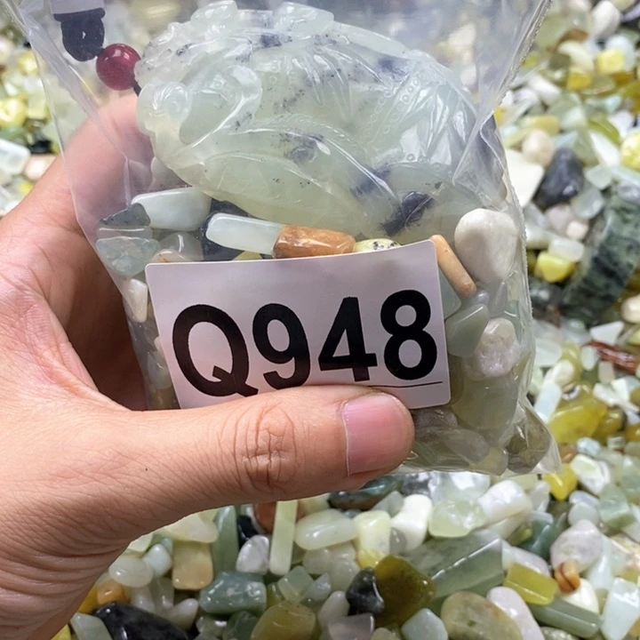 未镶嵌蛇纹石玉鱼缸石