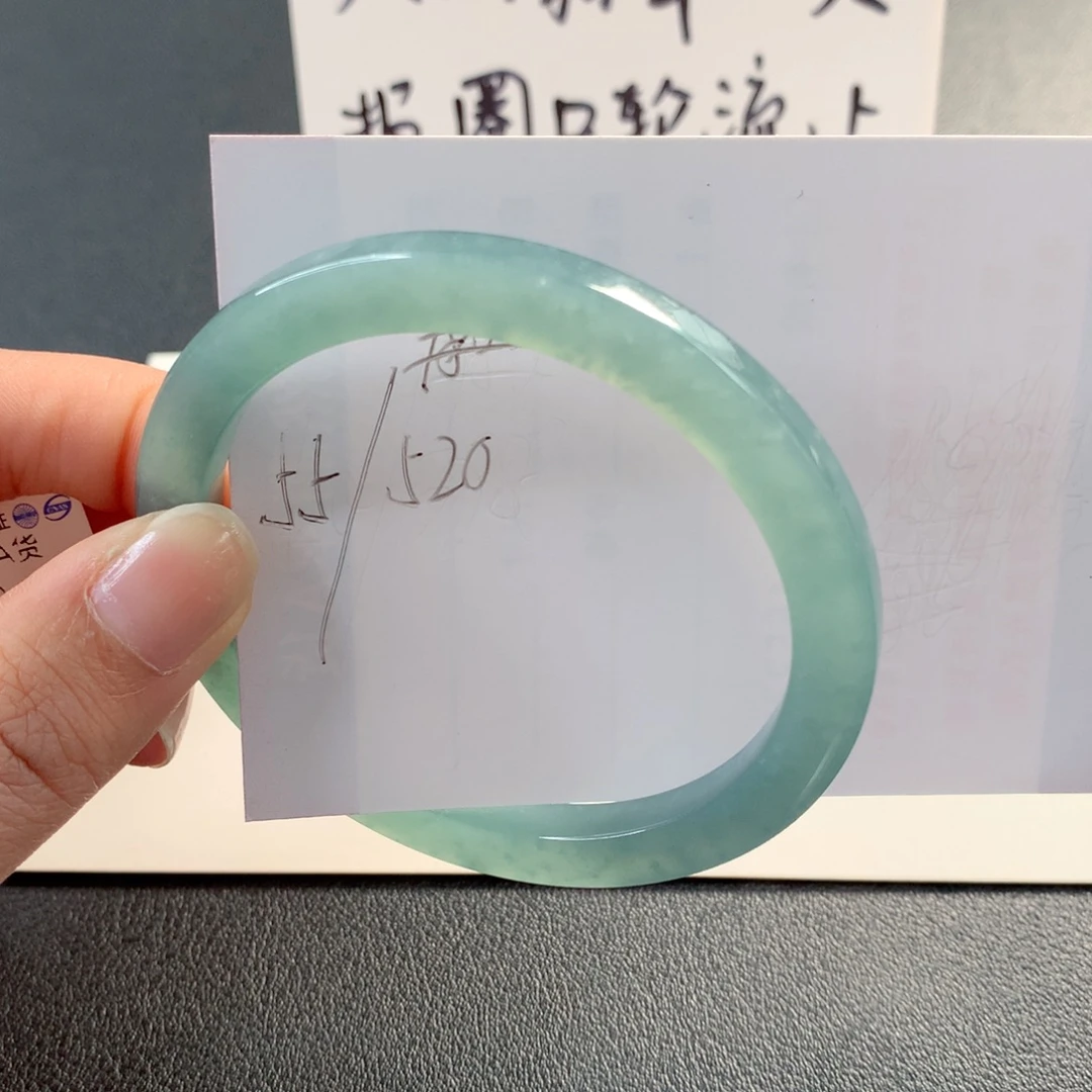 翡翠未镶嵌手镯天然翡翠