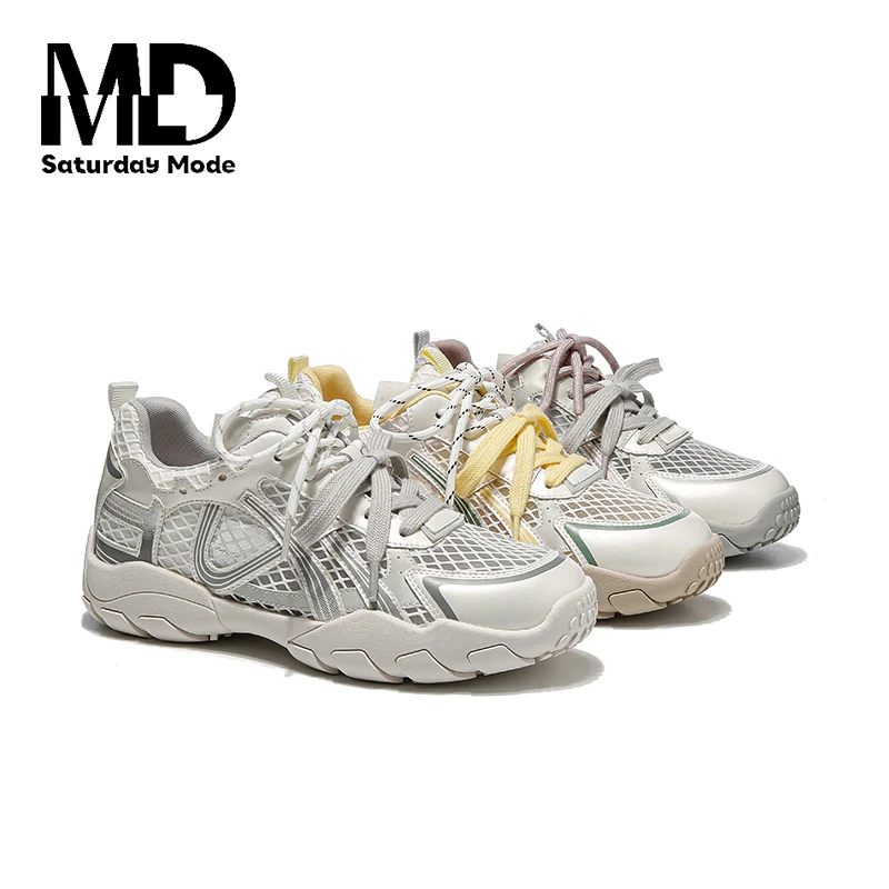 SATURDAYMODE【辰星挽歌】2025夏季百搭舒适ins新款透气德训鞋女S82