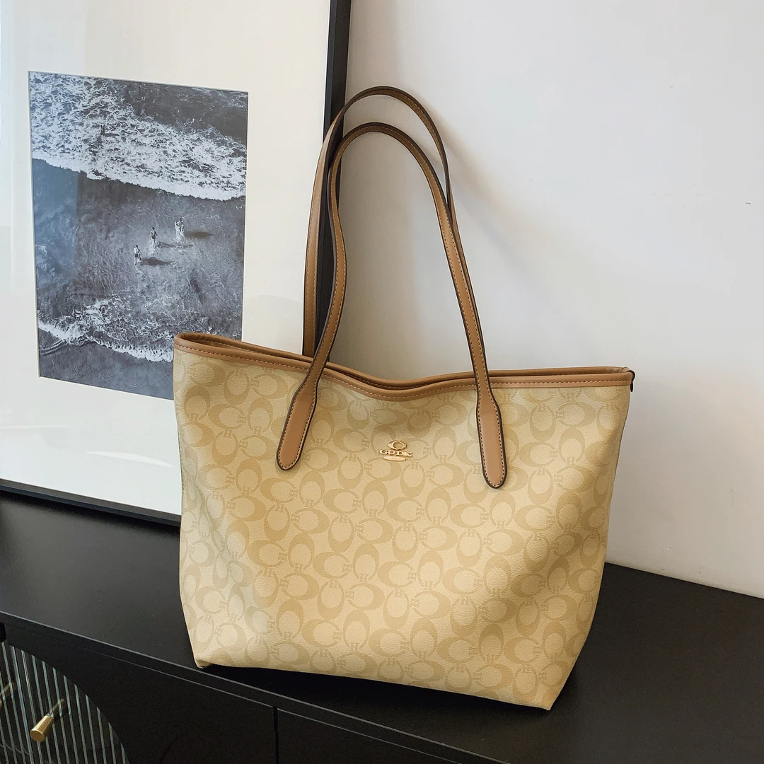 大包2025新款复古高级感托特包大容量单肩通勤包购物袋包手提包潮