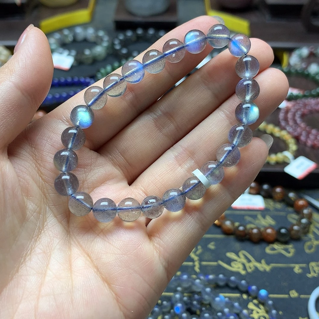 手链拉长石未镶嵌手链