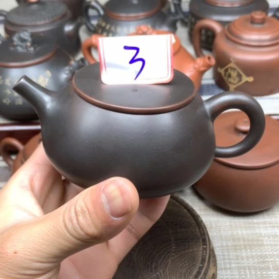 壶微瑕 黑素石桥壶 180毫升左右