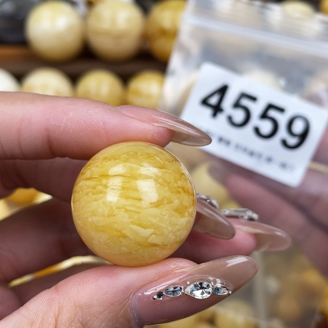 未镶嵌蜜蜡珠宝奇石小坑粉25.1