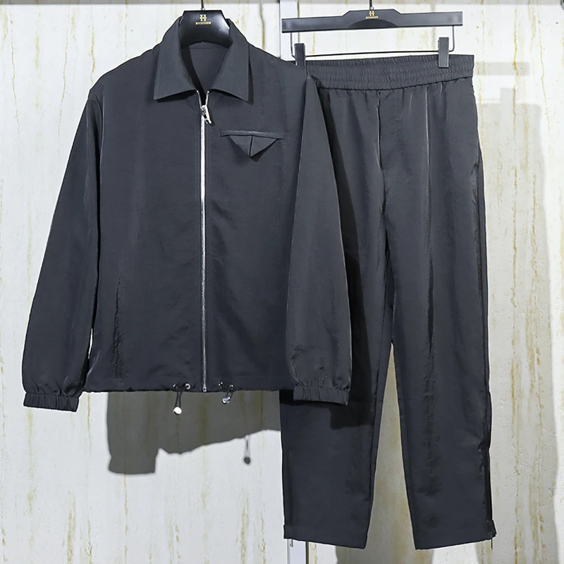 精品硬货 舒适潮流宽松夹克套装WH01