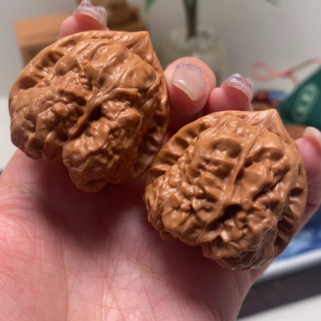 文玩核桃把件40尺寸三角蛙