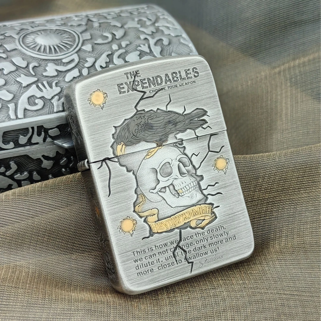 ZIPPO 打火机正品 1941熏银鎏金敢死队 1756【大白专属】