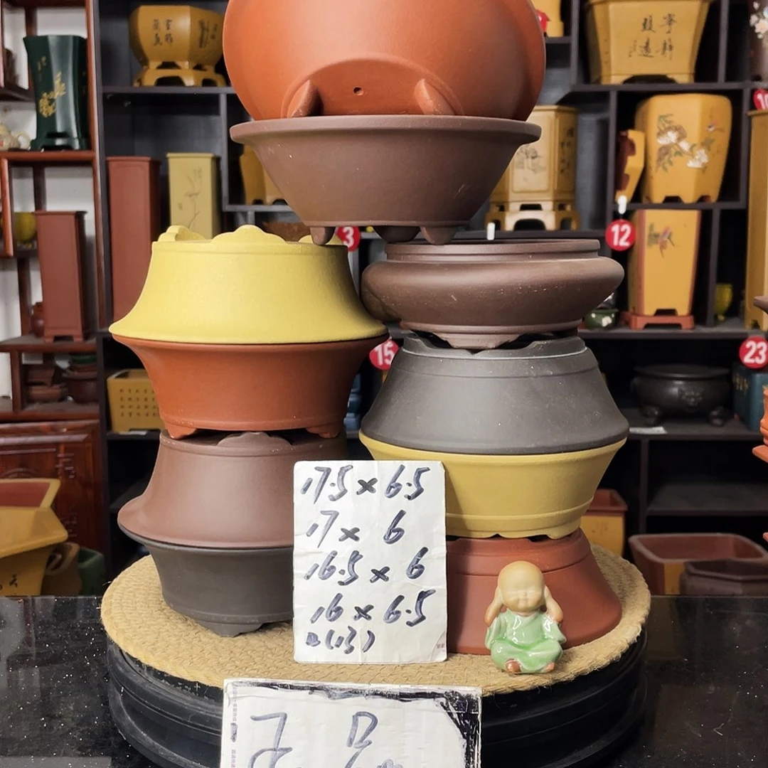 紫砂花盆婉秋紫砂