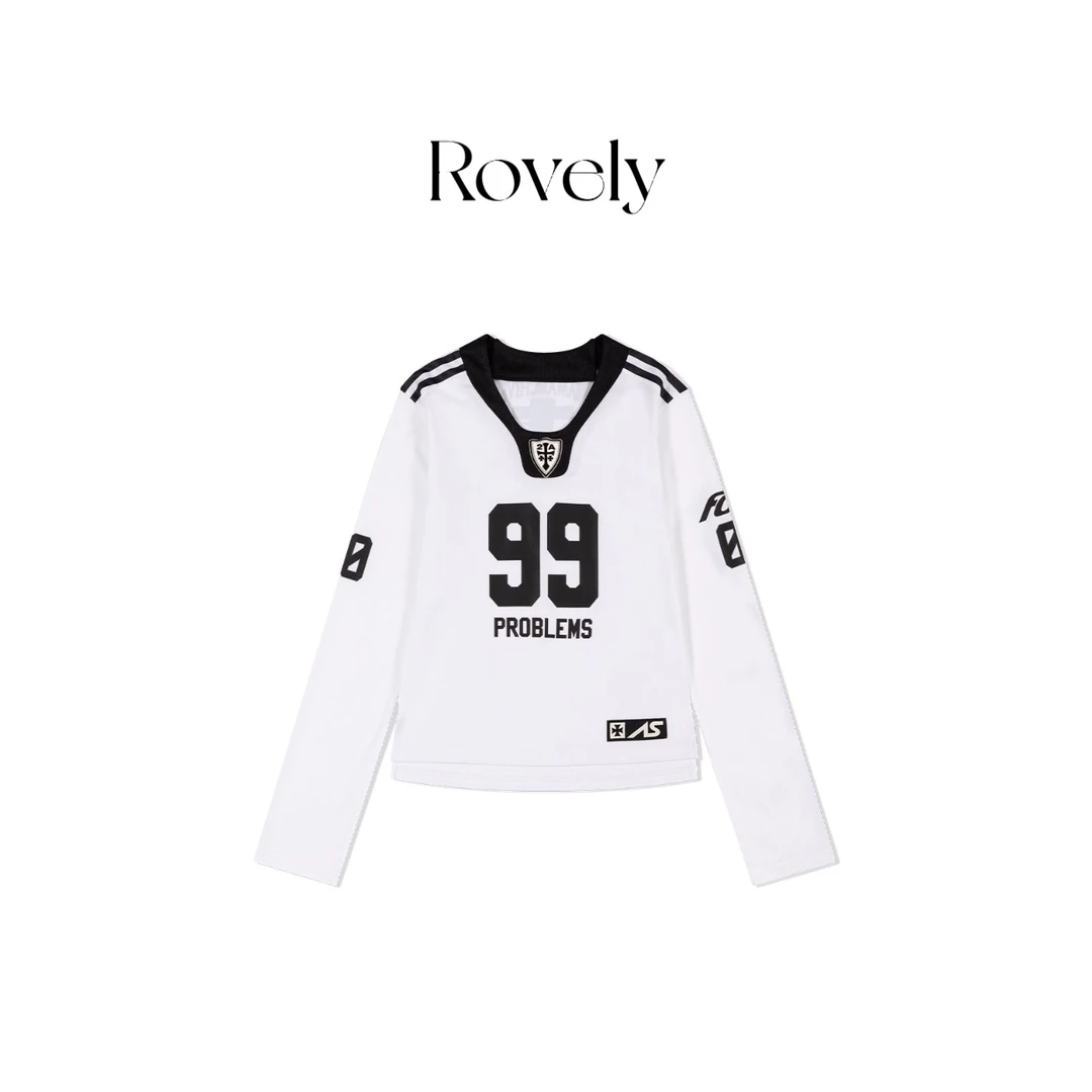 Rovely【金冬天同款99号球服】2000定制修身印花长袖T