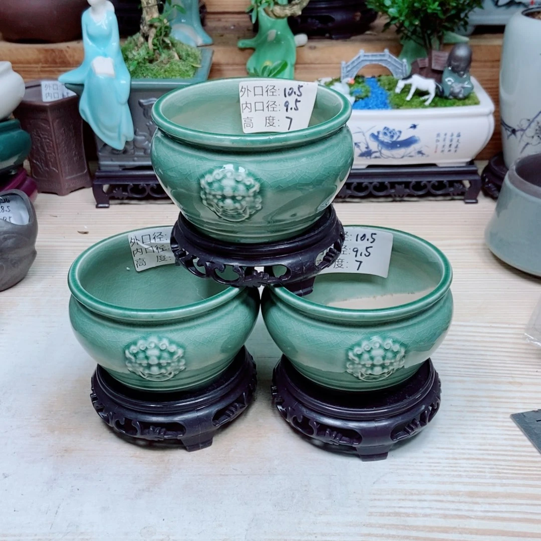 瓷片陶瓷花盆陶瓷艺术