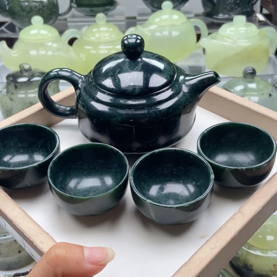 未镶嵌蛇纹石玉壶