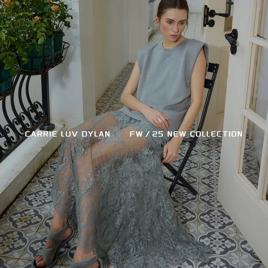 CLD25AW 蕾丝松紧腰长裙 CS25004