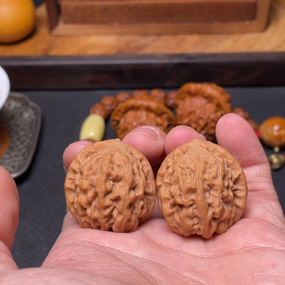 文玩核桃吊坠32全品原树兴隆马蹄