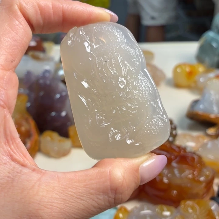 玛瑙/玉髓未镶嵌吊坠(不含链)