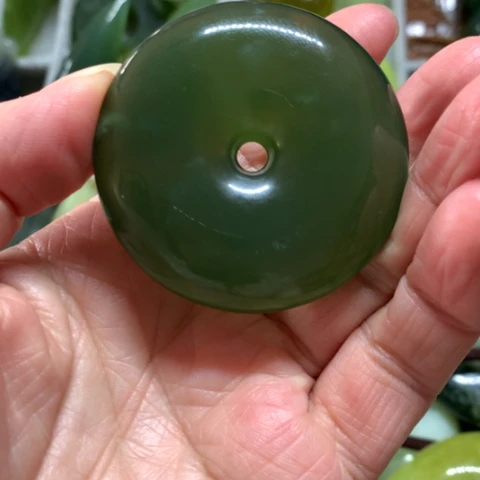 蛇纹石玉未镶嵌手把件