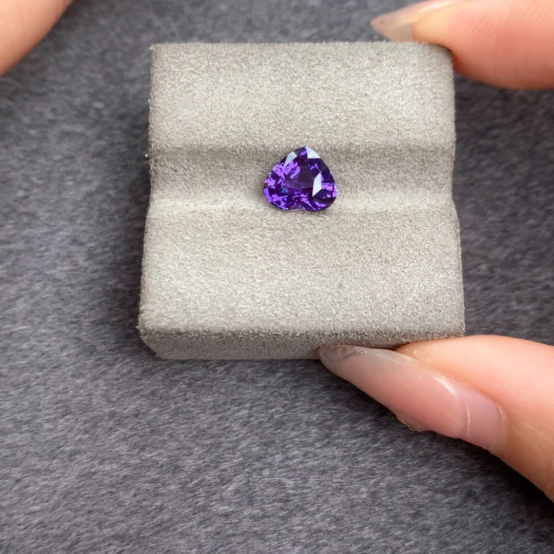 裸石蓝宝石无烧紫蓝宝1.62ct