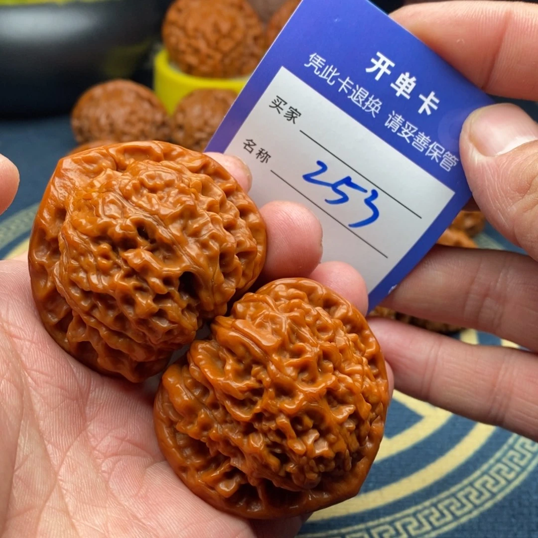 文玩核桃把件官帽48
