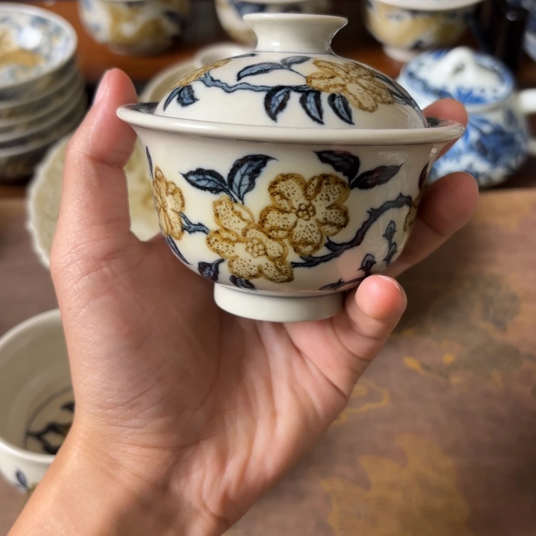 ****建摆件景德镇手绘茶器