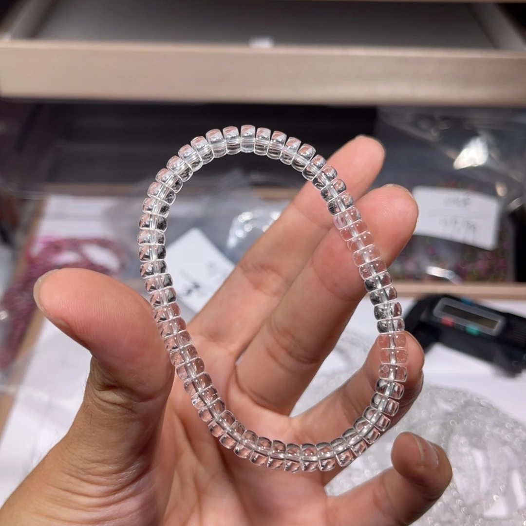 水晶未镶嵌手链白水晶009