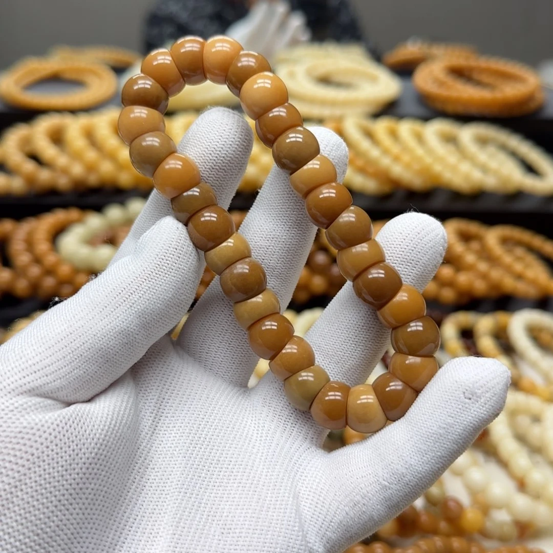 菩提根/象牙果手串卡12 大肠 11年 鬼工