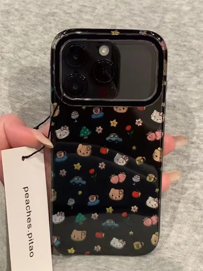 满屏樱桃圣诞树适用苹果17Promax/16手机壳iPhone15pro冰川13/12