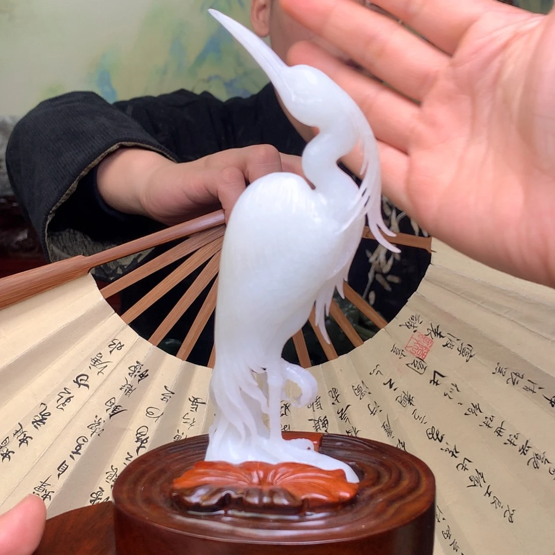 和田玉未镶嵌摆件