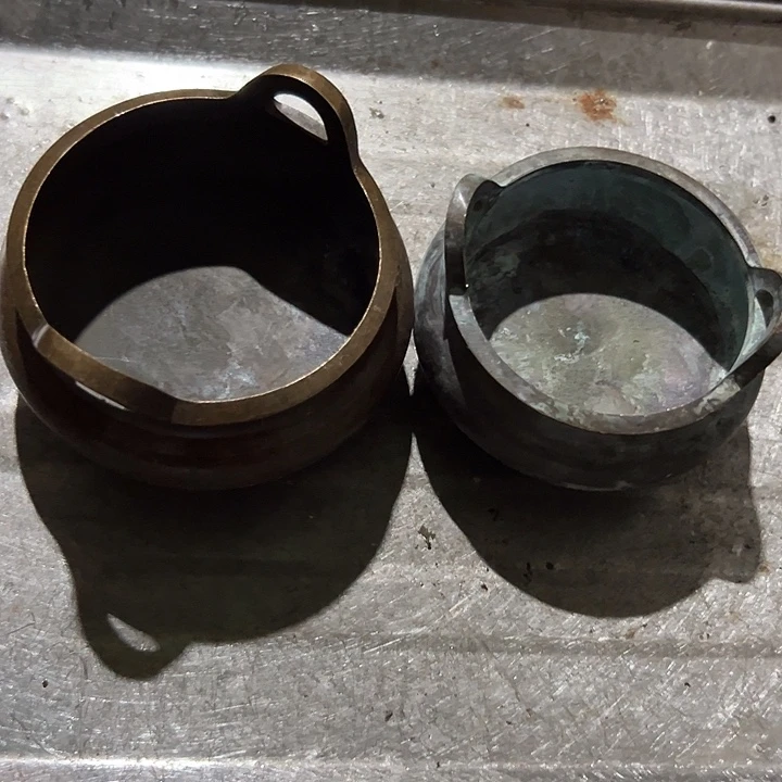 家***事黄铜摆件，文房工艺品摆件