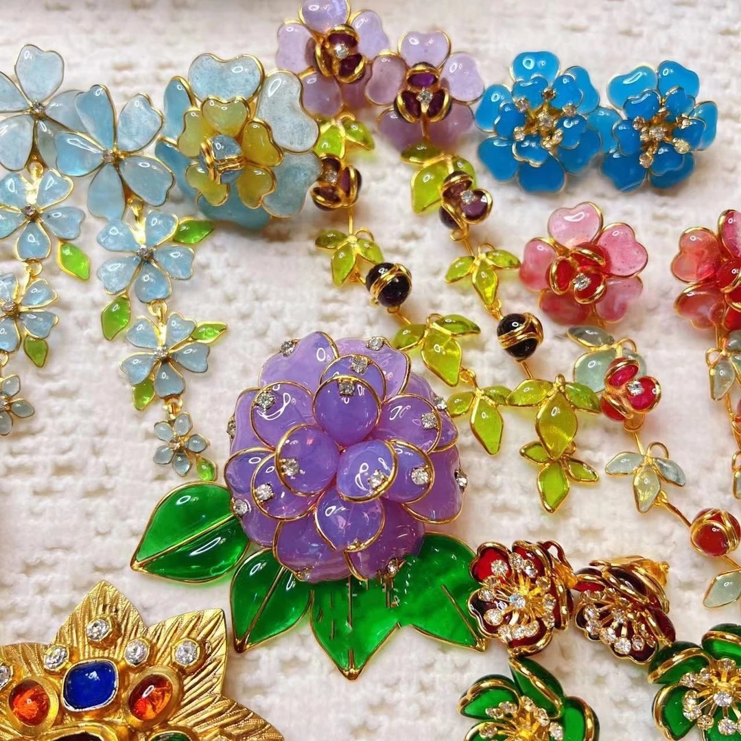 铜合金亚克力耳饰 【伊琳饰品】公共链接2