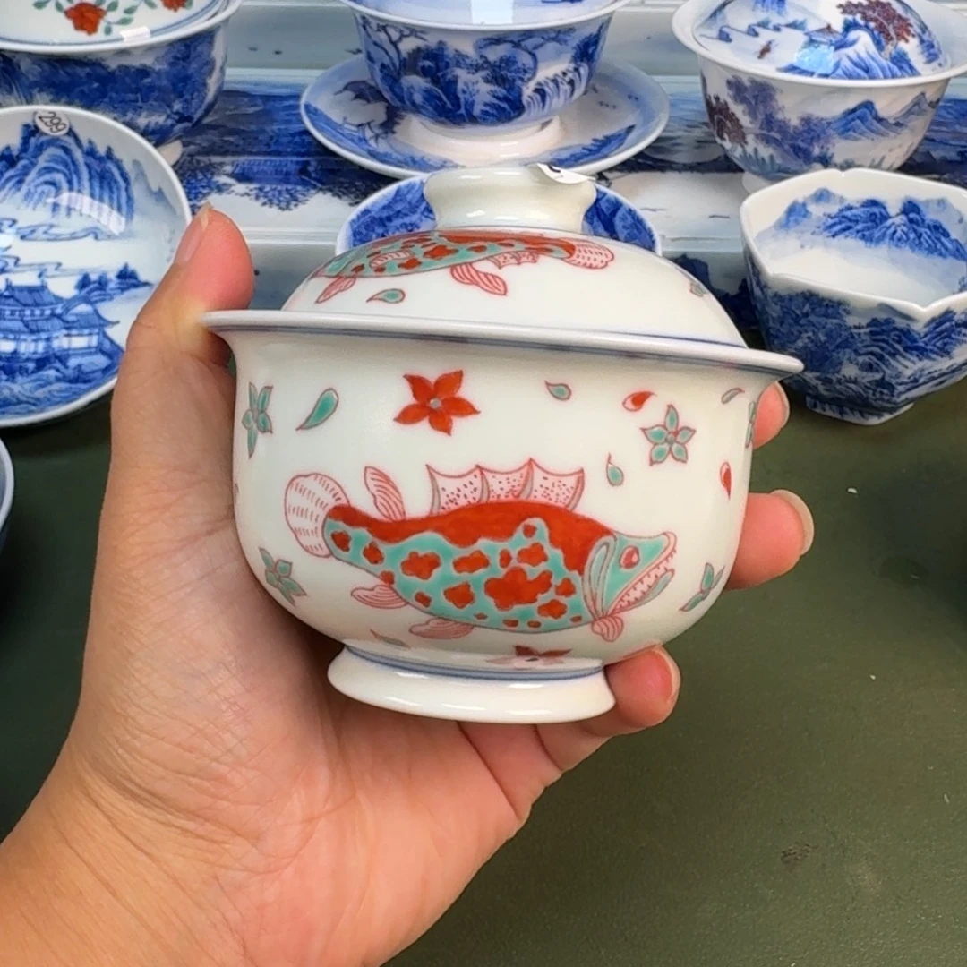 景德镇纯手绘茶具圆圆287