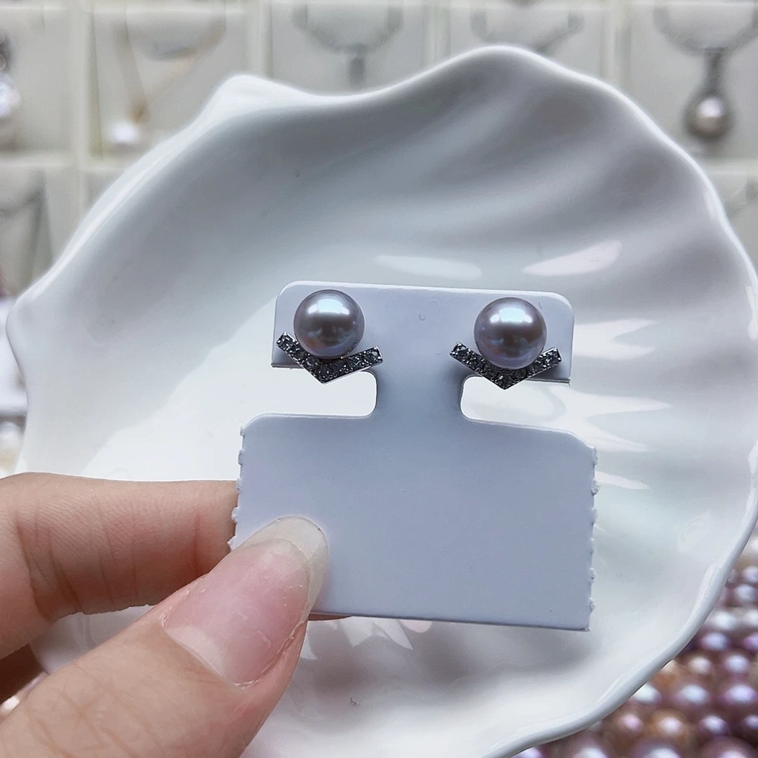 未镶嵌淡水珍珠耳饰