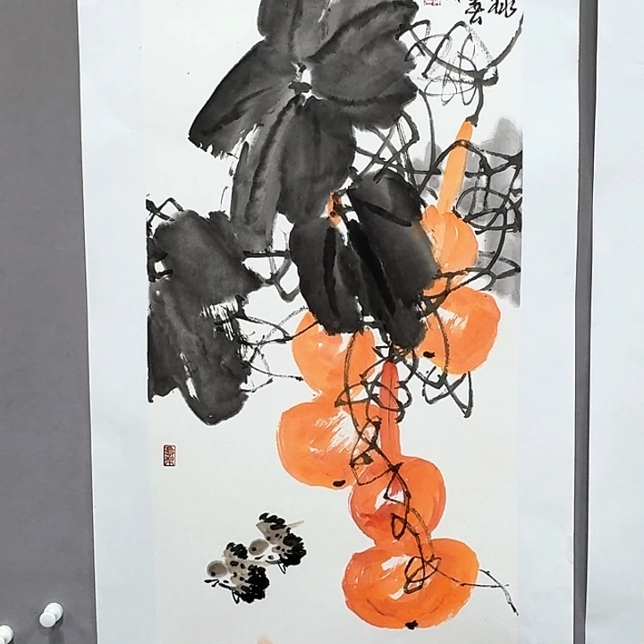 国画亲笔手绘放心去藏