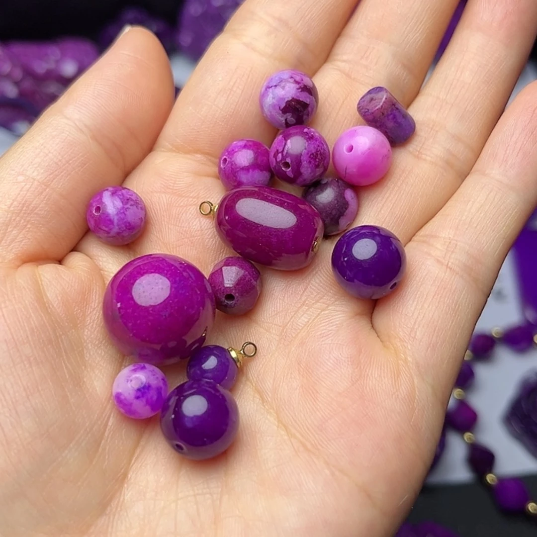 【闪购商品】羽毛非金属南非老料紫舒35