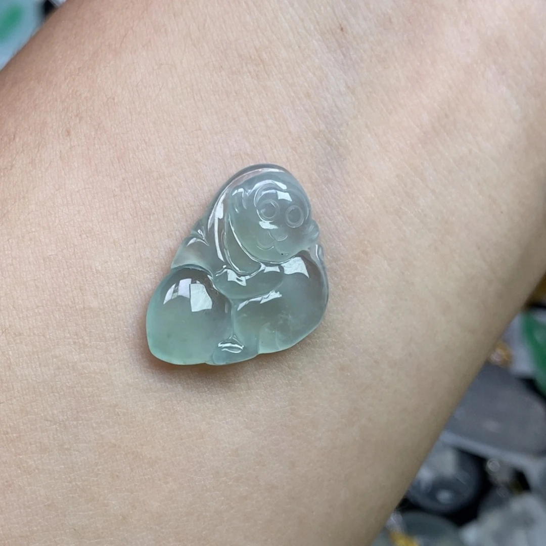 颈饰未镶嵌翡翠灵猴