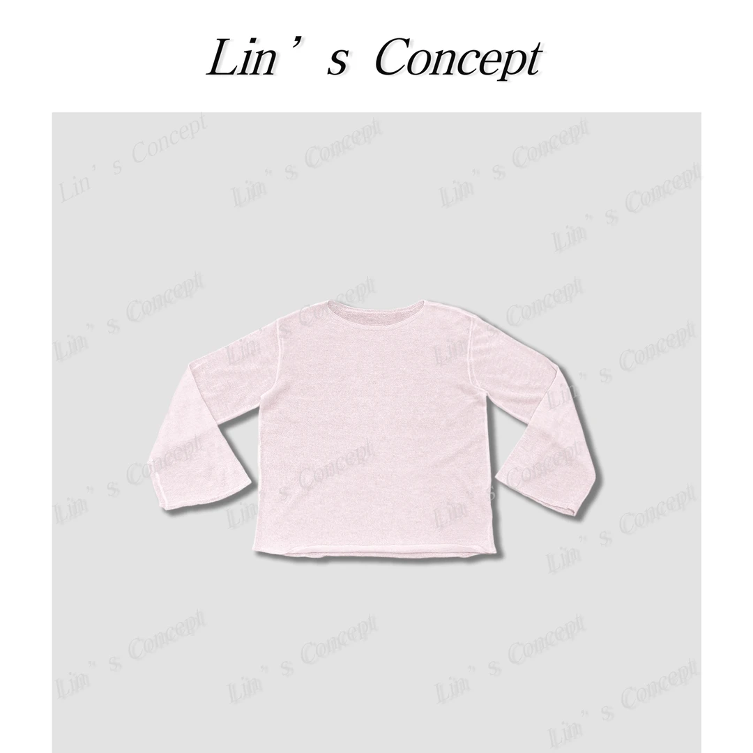 【Lin's concept】极简设计师款慵懒松弛感T恤 DL2404921